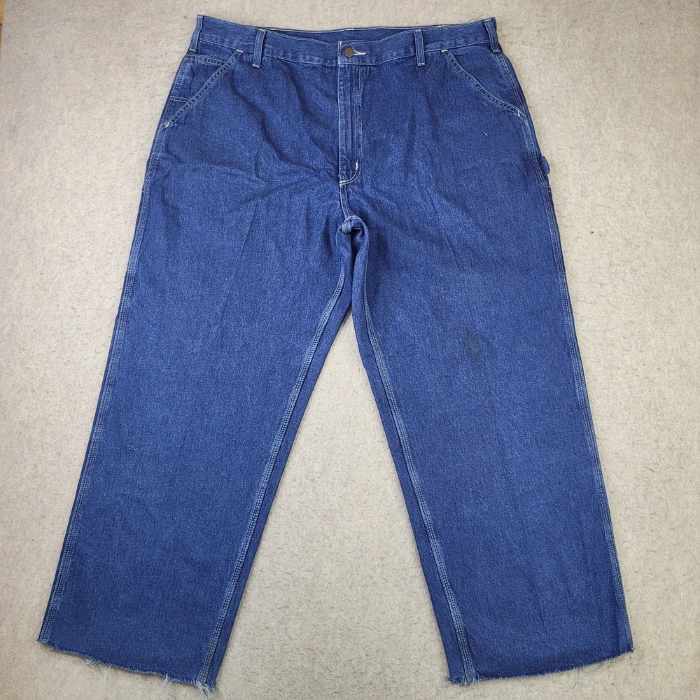 Vintage Carhartt B13 DST Dungaree Fit Carpenter Jeans Men's Size 42x30